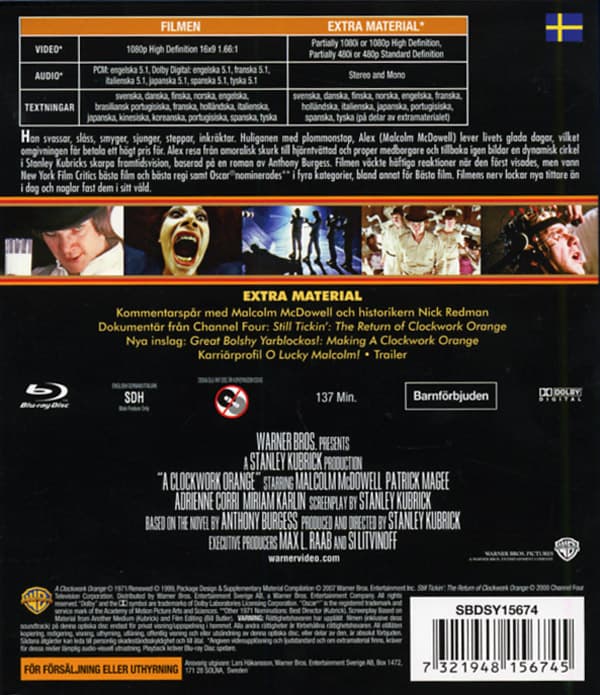 A Clockwork Orange (Blu-ray)