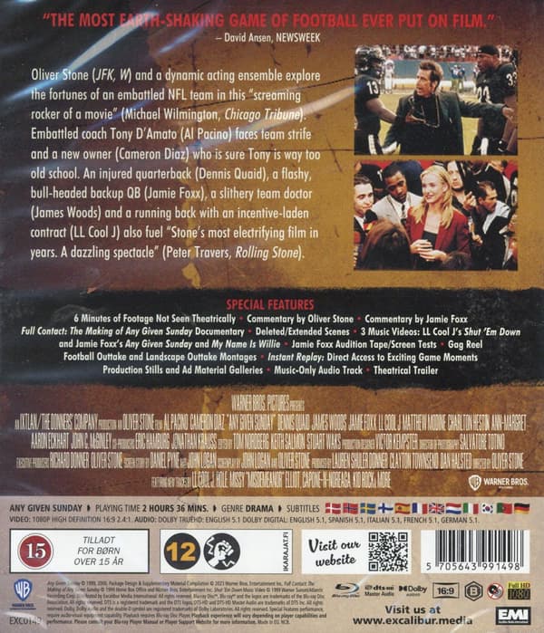 Any given Sunday - Director's cut (Blu-ray)