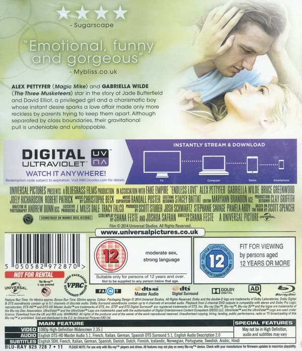 Endless love (Blu-ray)