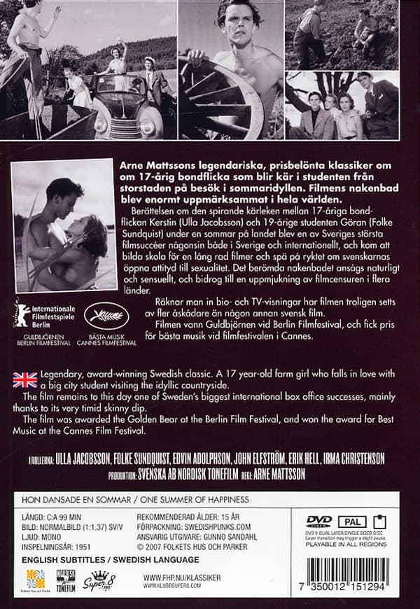 Hon dansade en sommar (DVD)