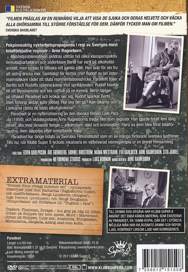 Paradiset (DVD)
