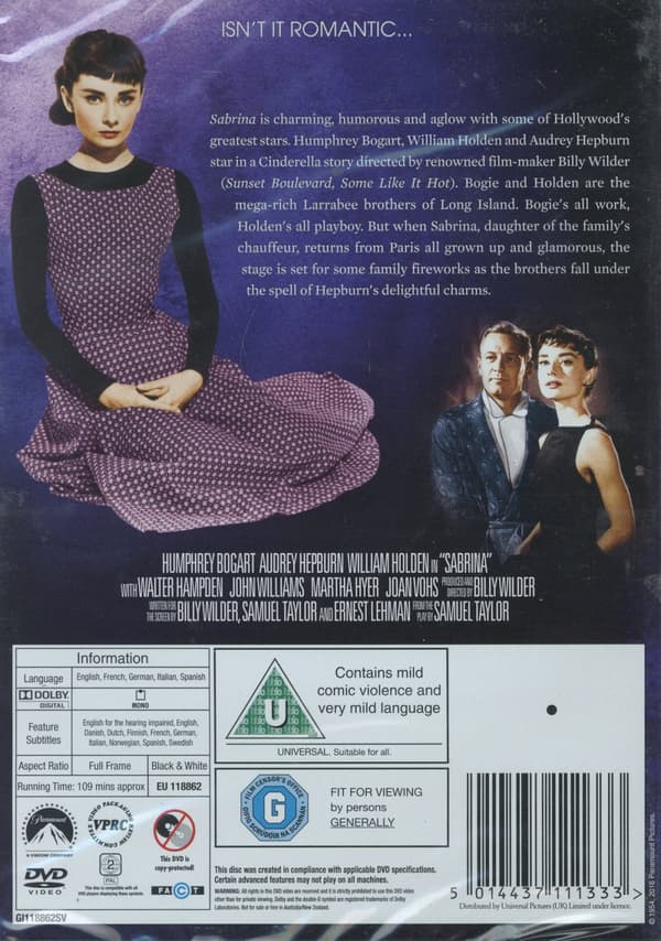 Sabrina (1954) (DVD)