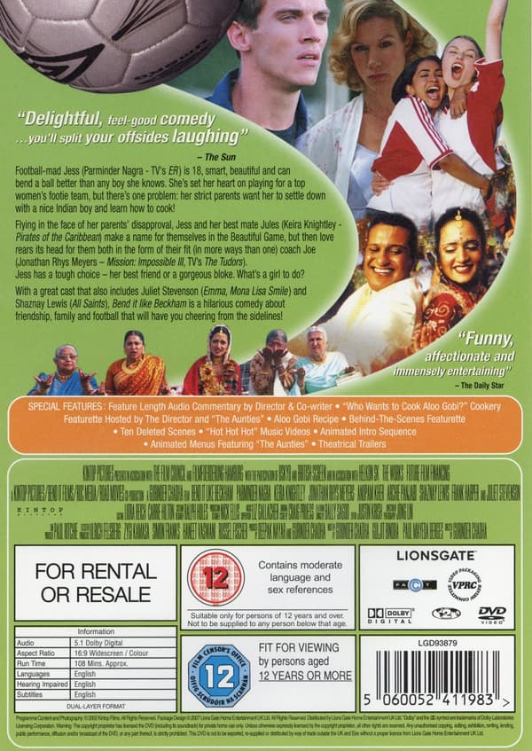 Skruva den som Beckham (Ej svensk text) (DVD)