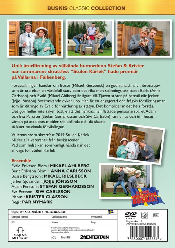 Stefan & Krister / Stulen kärlek (DVD)