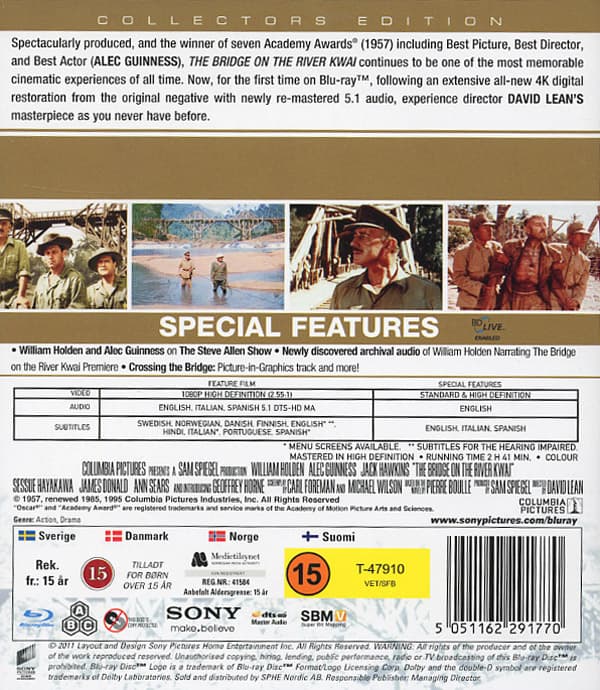 Bron över floden Kwai (Blu-ray)