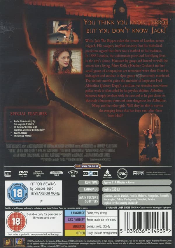 From Hell (DVD)