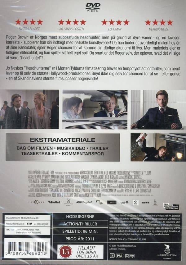 Huvudjägarna (DVD)