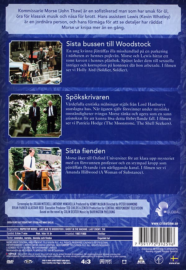 Kommissarie Morse Box  3 (2 DVD)