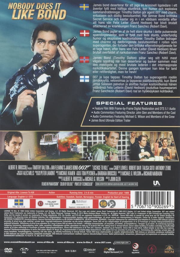 James Bond / Tid för hämnd (DVD)