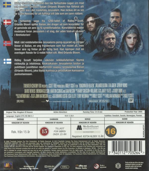 Kingdom of heaven / Dir cut (Blu-ray)