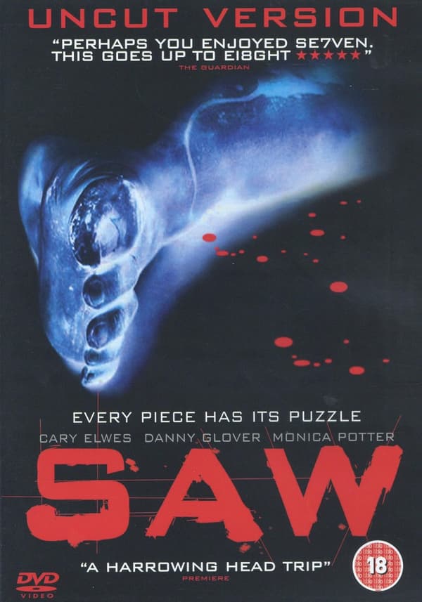 Saw 1 / Uncut version (Ej svensk text) (DVD)