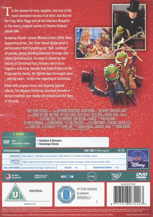 Mupparnas julsaga (DVD)