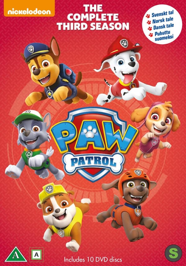 Paw Patrol / Säsong 3 (10 DVD)
