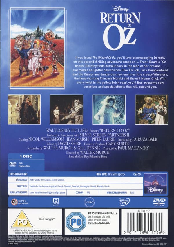 Return to Oz / Oz - En fantastisk värld (DVD)