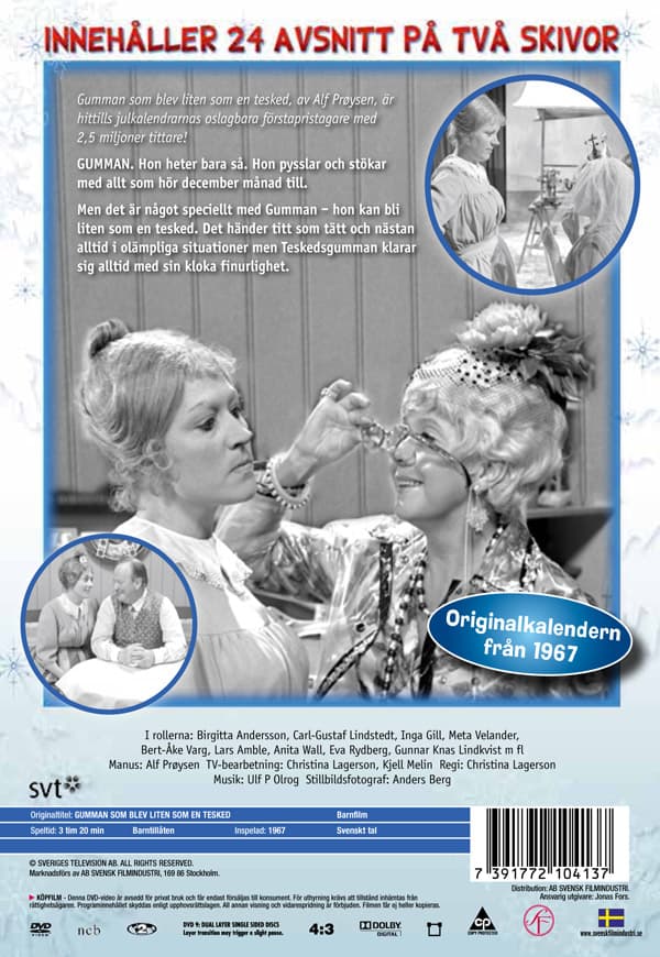 Teskedsgumman / Gumman som blev liten som en tsk (2 DVD)
