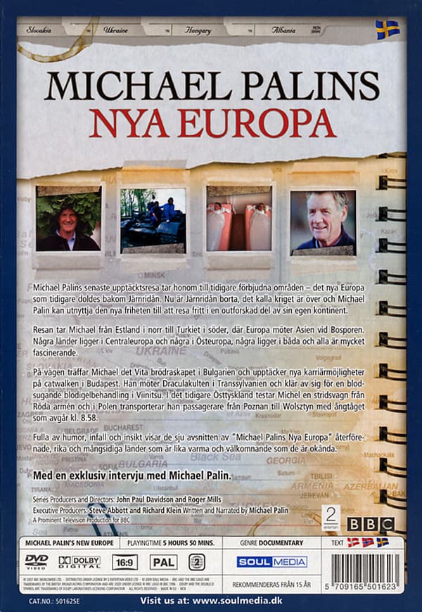 Michael Palin's nya Europa (Ej svensk text) (3 DVD)