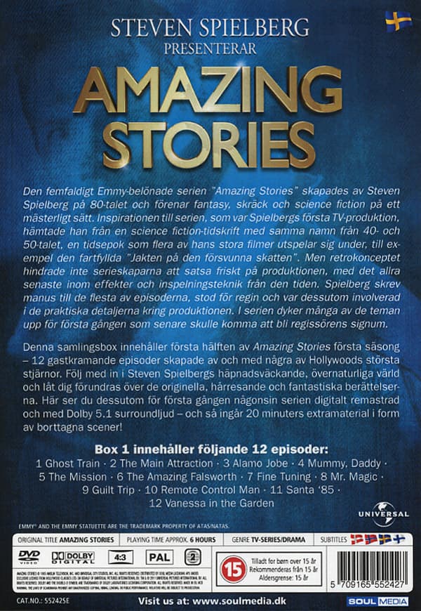 Amazing stories / Säsong 1 Box 1 (2 DVD)