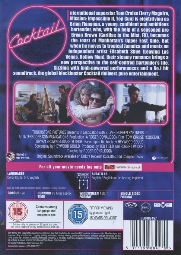 Cocktail (Ej svensk text) (DVD)