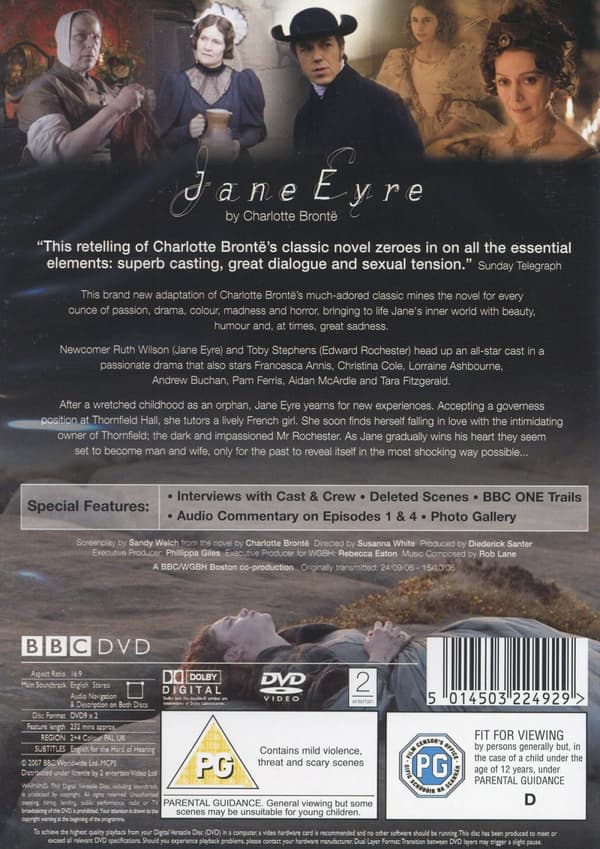 Jane Eyre (Ej svensk text) (2 DVD)