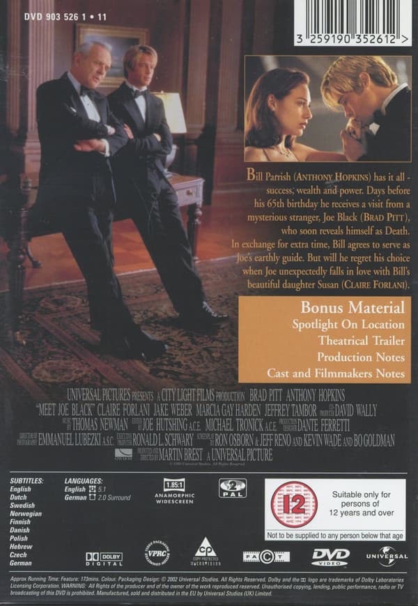 Möt Joe Black (DVD)
