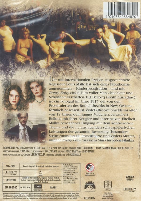 Pretty Baby (Tyskt omslag) (DVD)