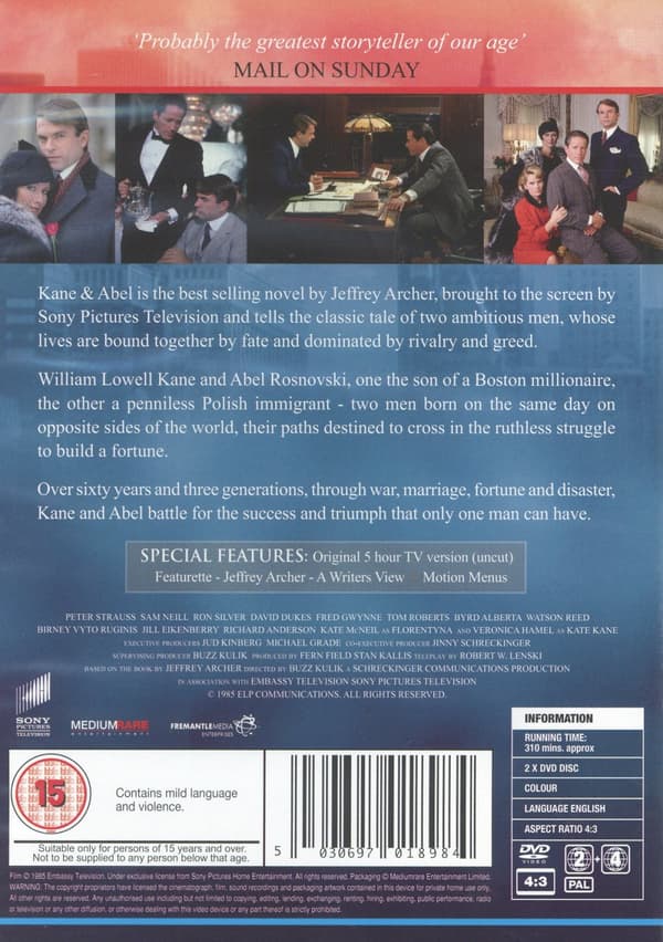 Rivalerna - Kane & Abel (Ej svensk text) (2 DVD)