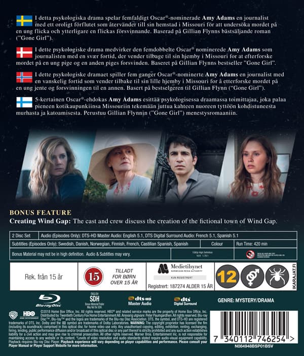 Sharp objects / Miniserien (2 Blu-ray)
