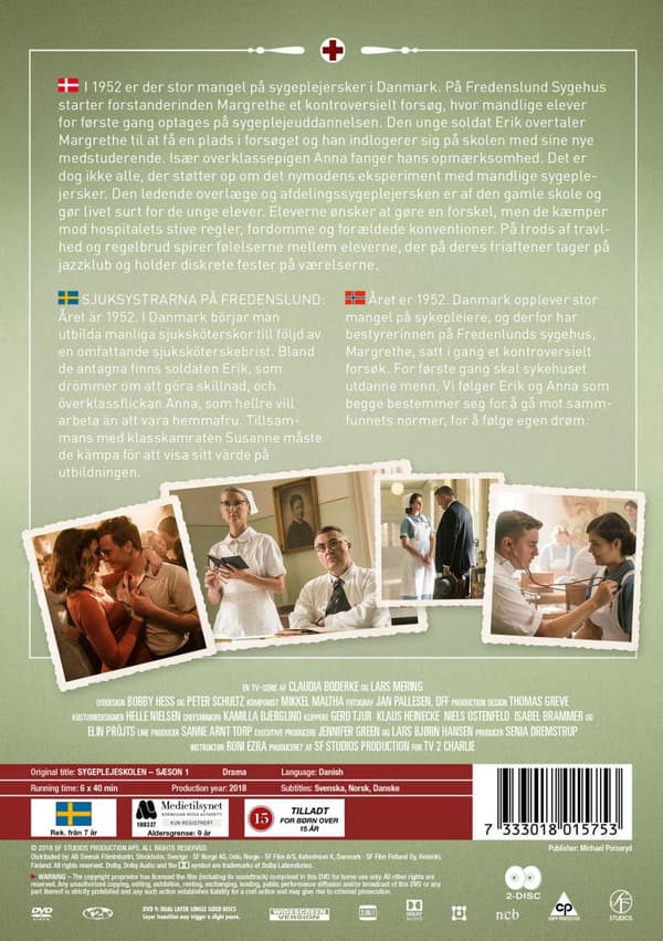 Sjuksystrarna på Fredenslund / Säsong 1 (2 DVD)