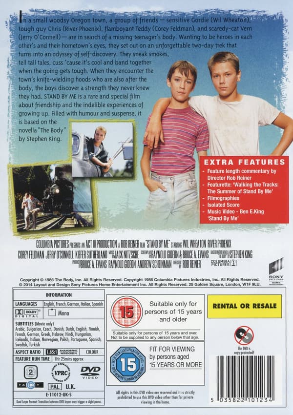 Stand by me (Stephen King) (DVD)