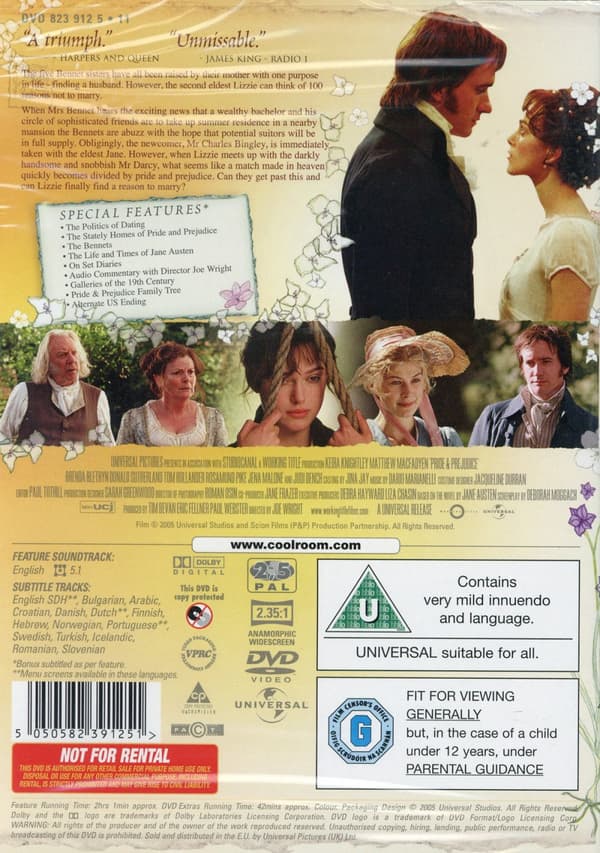 Stolthet & Fördom (DVD)