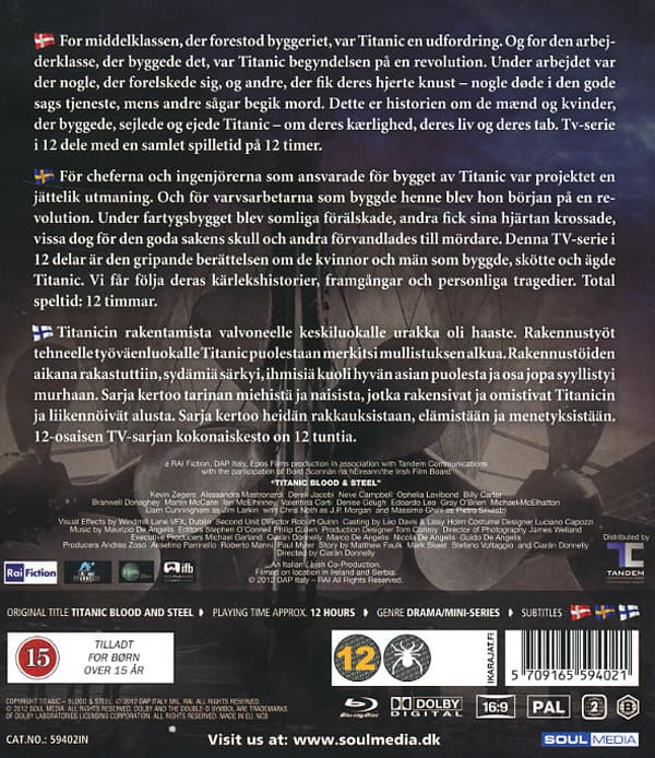 Titanic: Blood and Steel (Miniserien) (2 Blu-ray)