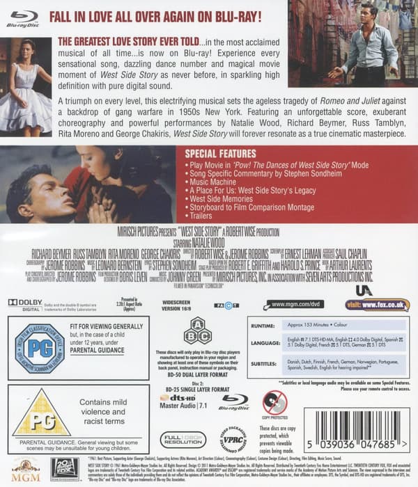 West Side Story (1961) (2 Blu-ray)