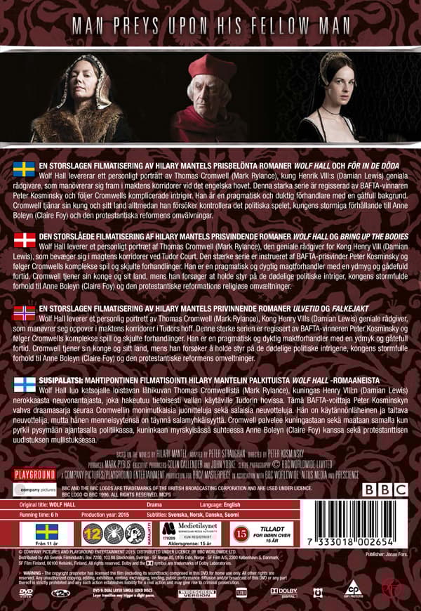 Wolf Hall / Miniserien (2 DVD)