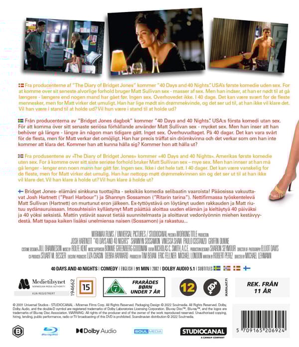40 days and 40 nights (Blu-ray)
