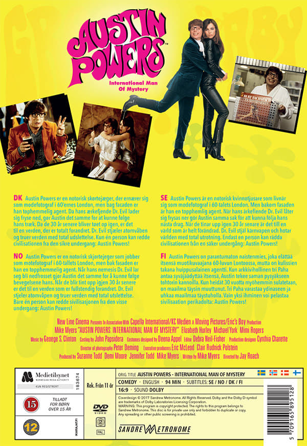 Austin Powers 1 / International man of mystery (DVD)