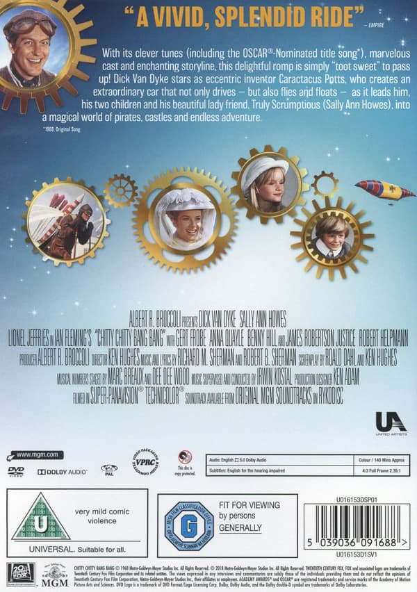 Chitty chitty bang bang (Ej textad) (DVD)