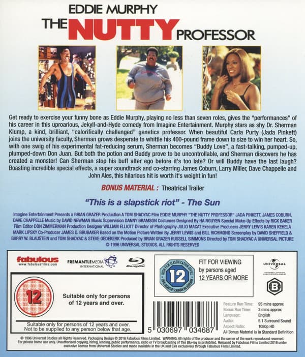 Den galne professorn (Ej svensk text) (Blu-ray)