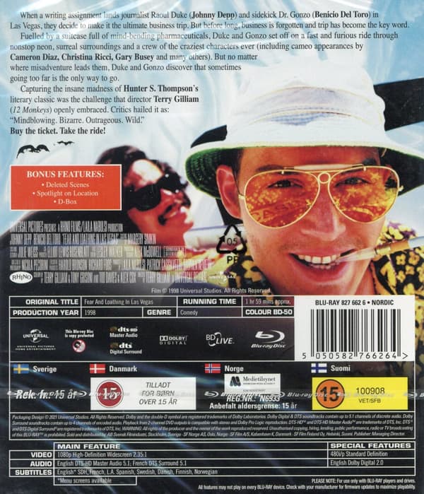 Fear and Loathing in Las Vegas (Blu-ray)