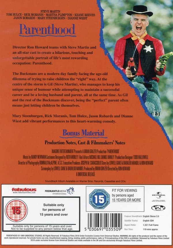 Föräldraskap (Ej svensk text) (DVD)