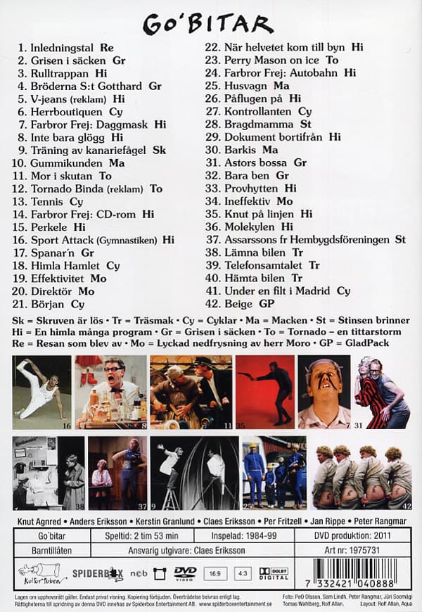 Galenskaparna / Gobitar - 42 sketcher (DVD)