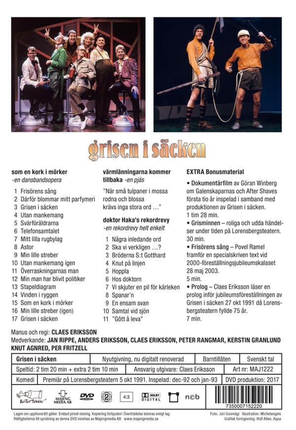 Galenskaparna / Grisen i säcken + extramaterial (2 DVD)