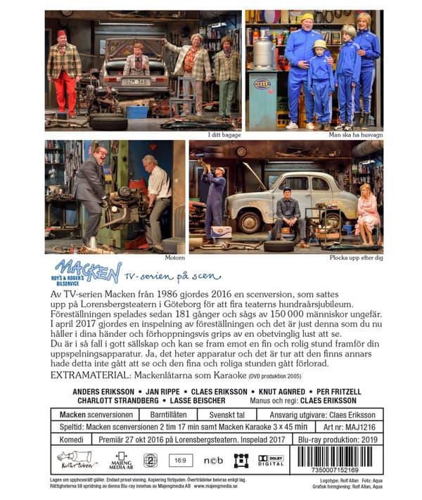 Galenskaparna / Macken - Scenföreställningen (2 Blu-ray)
