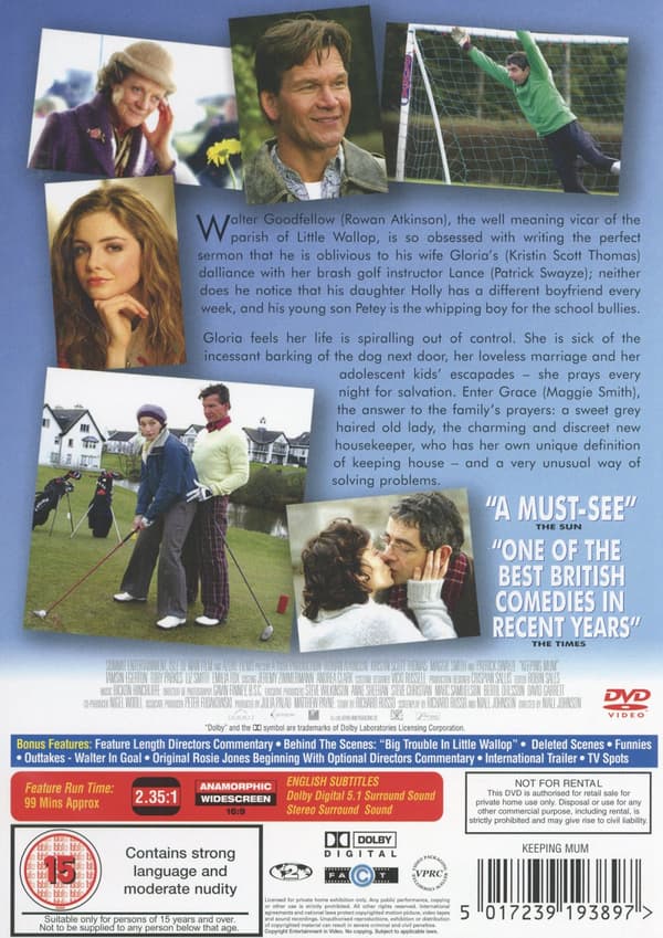 Keeping Mum (Ej svensk text) (DVD)