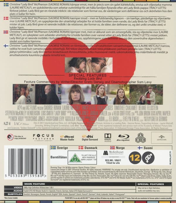 Lady Bird (Blu-ray)