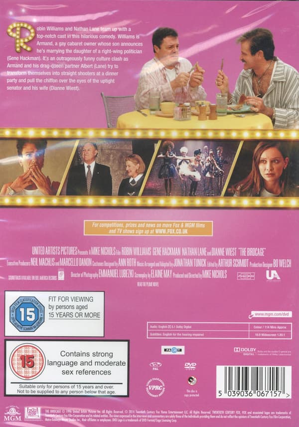 The Birdcage / Lånta fjädrar (Ej svensk text) (DVD)