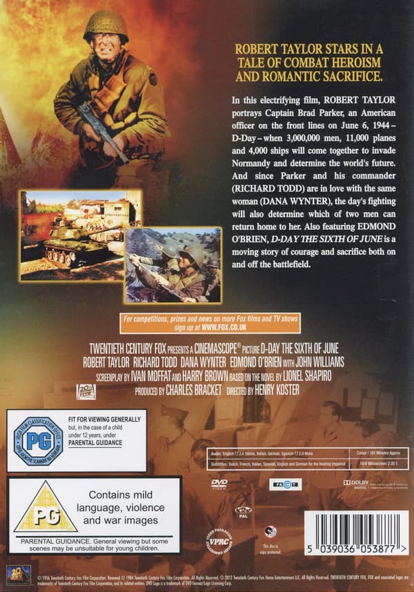 Den sjätte juni (Ej svensk text) (DVD)