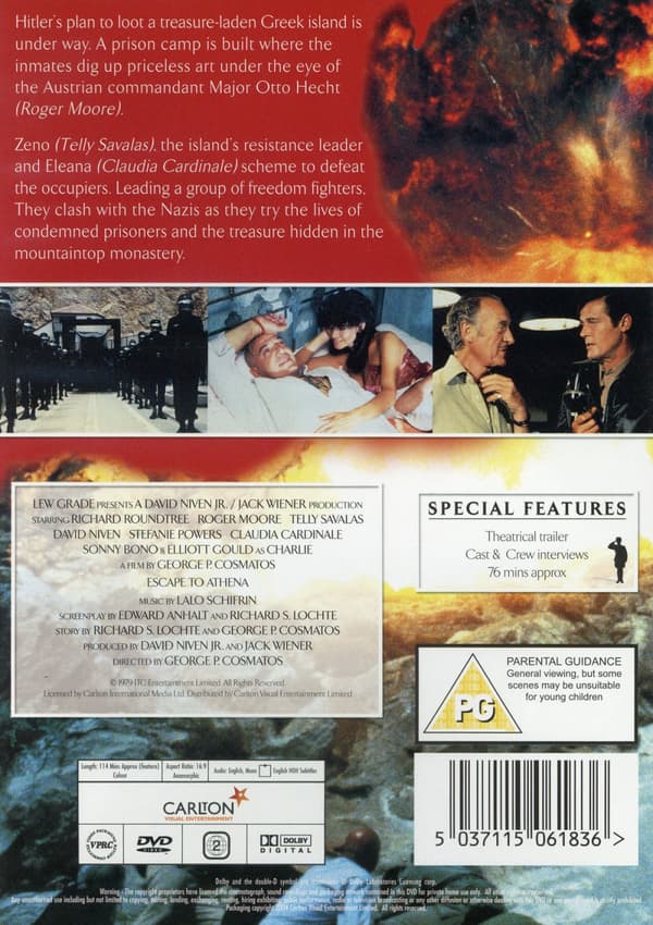 Flykten till Athena (Ej svensk text) (DVD)