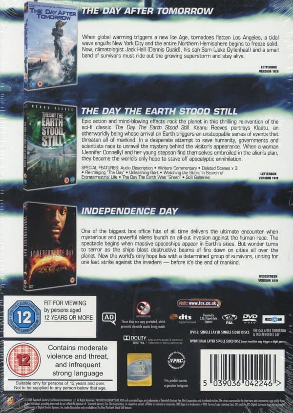Doomsday collection (3 science fictionklassiker) (3 DVD)