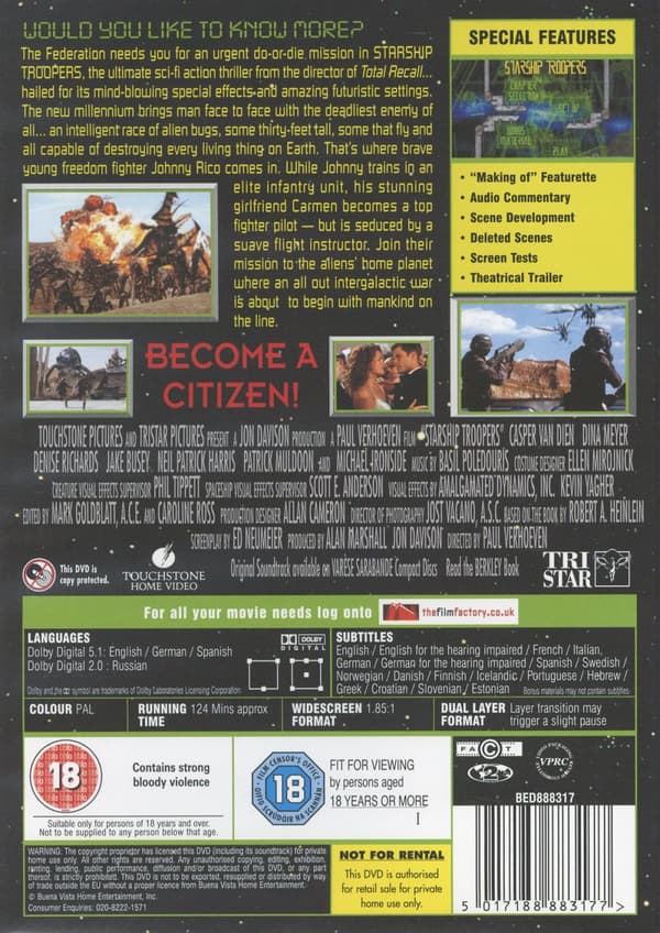 Starship troopers (DVD)
