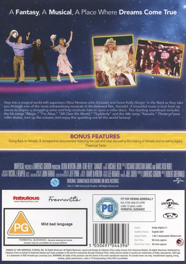 Xanadu (Ej svensk text) (DVD)